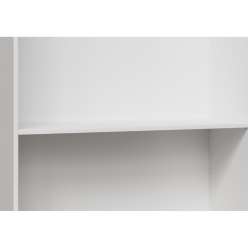 Полка ИКЕА ПАКС / МАКС длинная в двухдверный узкий шкаф, цвет белый