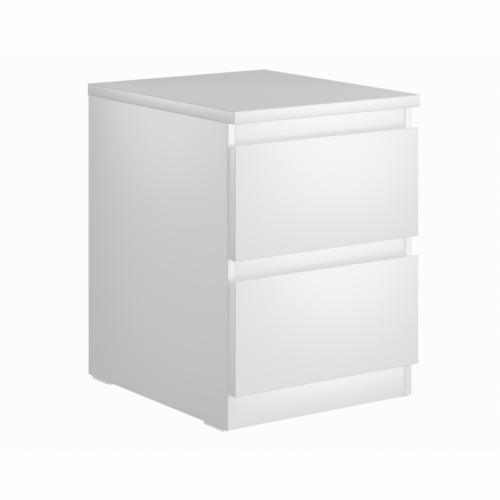 9.05.03.010.1 MALTA тумба 2 ящика без доводчиков 40х54 белая RU