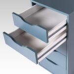 ИКЕА АЛЕКС / Ингар 5 комод 36x71x53, серо-бирюзовый — фото 8