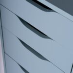 ИКЕА АЛЕКС / Ингар 5 комод 36x71x53, серо-бирюзовый — фото 9