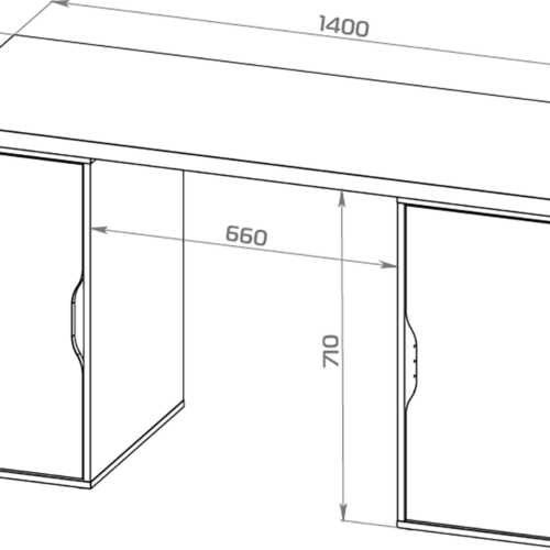 ИКЕА АЛЕКС / ИНГАР 2/ДВ/ДВ стол письменный 140x75x55, белый