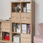 ИКЕА КАЛЛАКС / Фора модуль с двумя ящиками, ручка металл 33х33х37, дуб беленый — фото 12