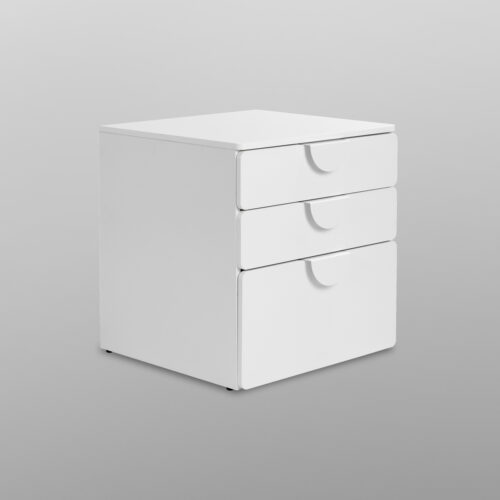 ИКЕА СТУВА / ПИКСИ комод 3 ящика 60x57x63, робкий подснежник