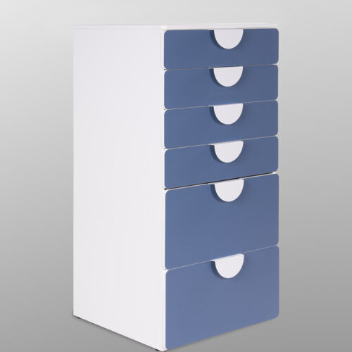 ИКЕА СТУВА / ПИКСИ комод 6 ящиков 60x57x123, озорной василек