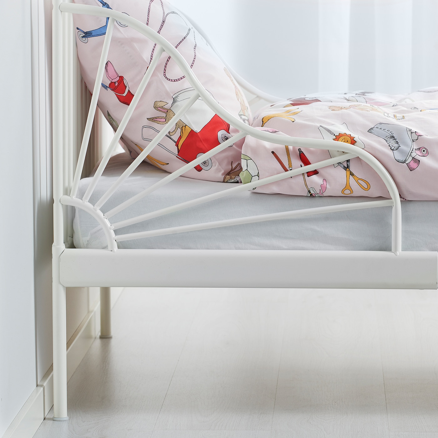 Икеа кровать детская деревянная с бортами