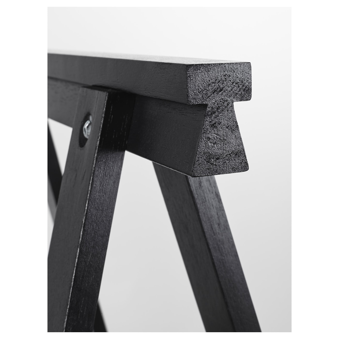 ODDVALD ОДВАЛЬД опора для стола, черный70x70 см