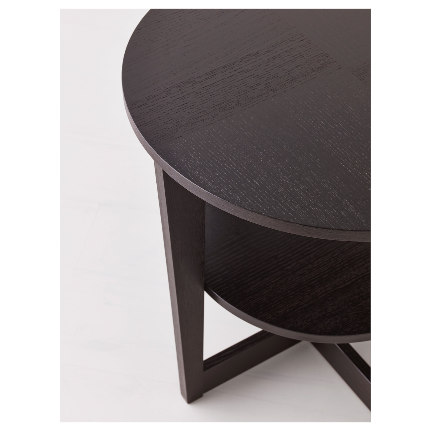 Vejmon веймон придиванный столик, черно-коричневый 60 см