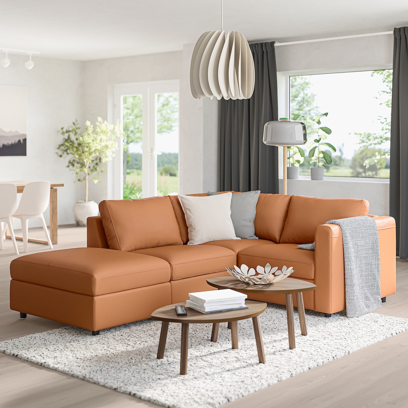 VIMLE ВИМЛЕ 2-местный диван, гранн/Бумстад золотисто-коричневый